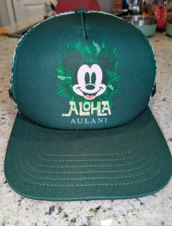 Disney Other - Disney Aulani Hawaii Hat Mickey Mouse Aloha Trucker Snapback Green Resort